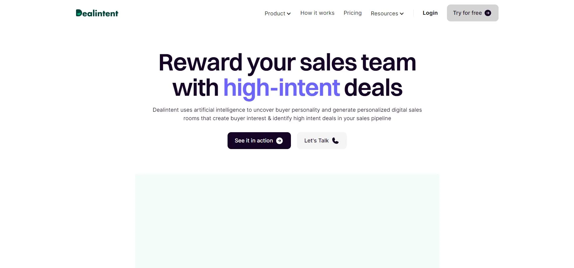 Dealintent Lifetime Deal | Ai Powered Digital Sales Room