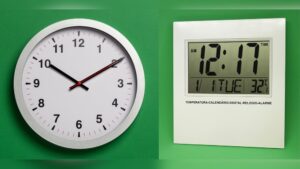Analog Vs Digital Clock