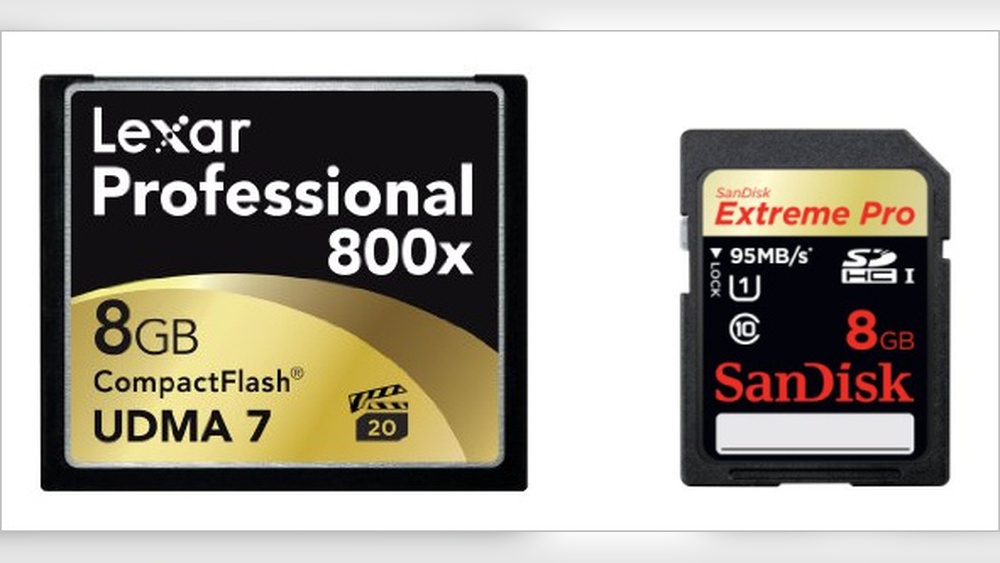 Compact Flash Vs Secure Digital