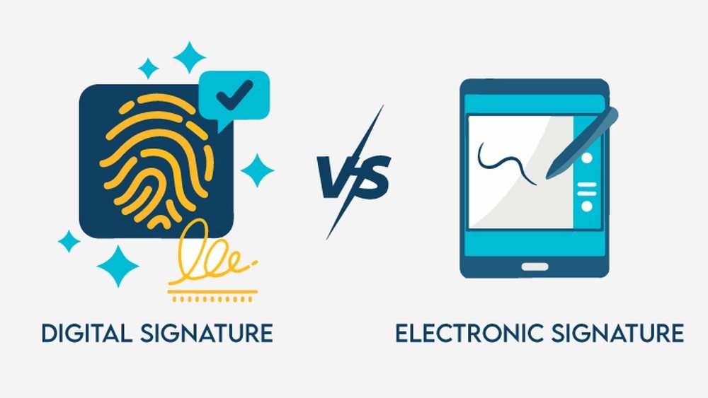 Digital Signature Vs Electronic Signature