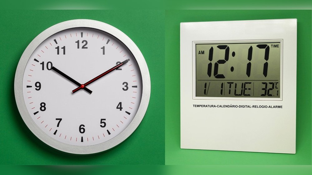 Digital Time Vs Analog