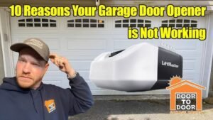Liftmaster Garage Door Opener Not Working Power Outage