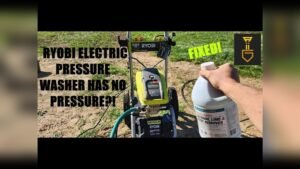 Ryobi Power Washer No Pressure