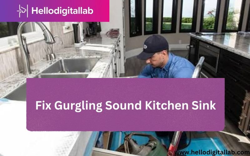 Fix Gurgling Sound Kitchen Sink-FI
