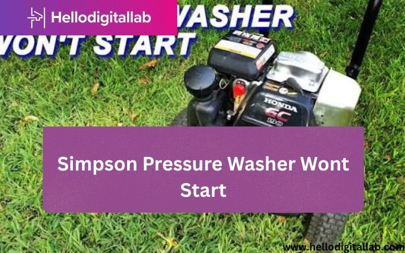 Simpson Pressure Washer Wont Start-FI