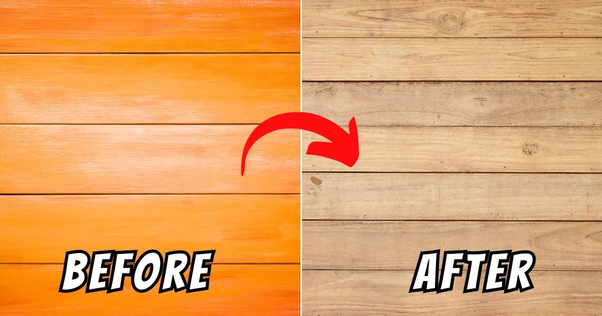 Applying a chemical wood bleach to timber while wearing protective safety gear.