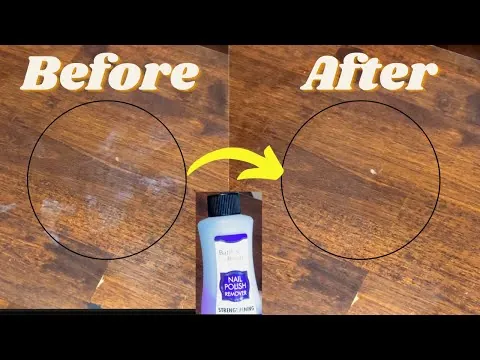 Applying fresh protective wood finish to a deep spot on a table.