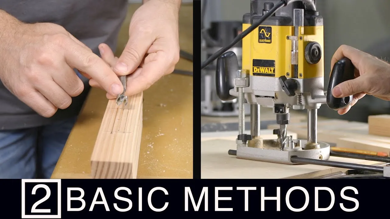 A clean, well-defined groove cut into a smooth piece of pine wood.