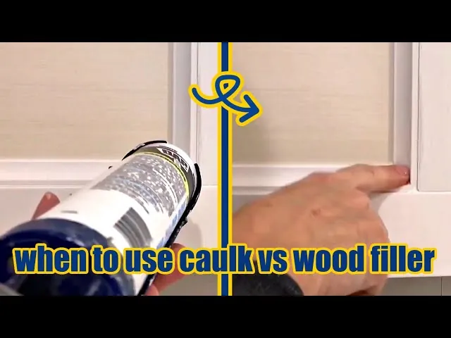 Cleaning out a wood hole with a brush before applying filler.