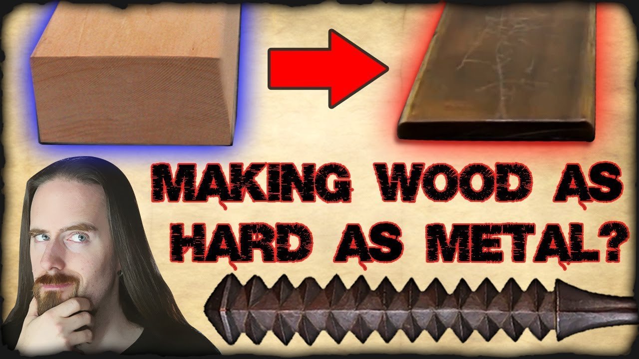 A close-up view of clear resin being applied to porous wood for hardening.