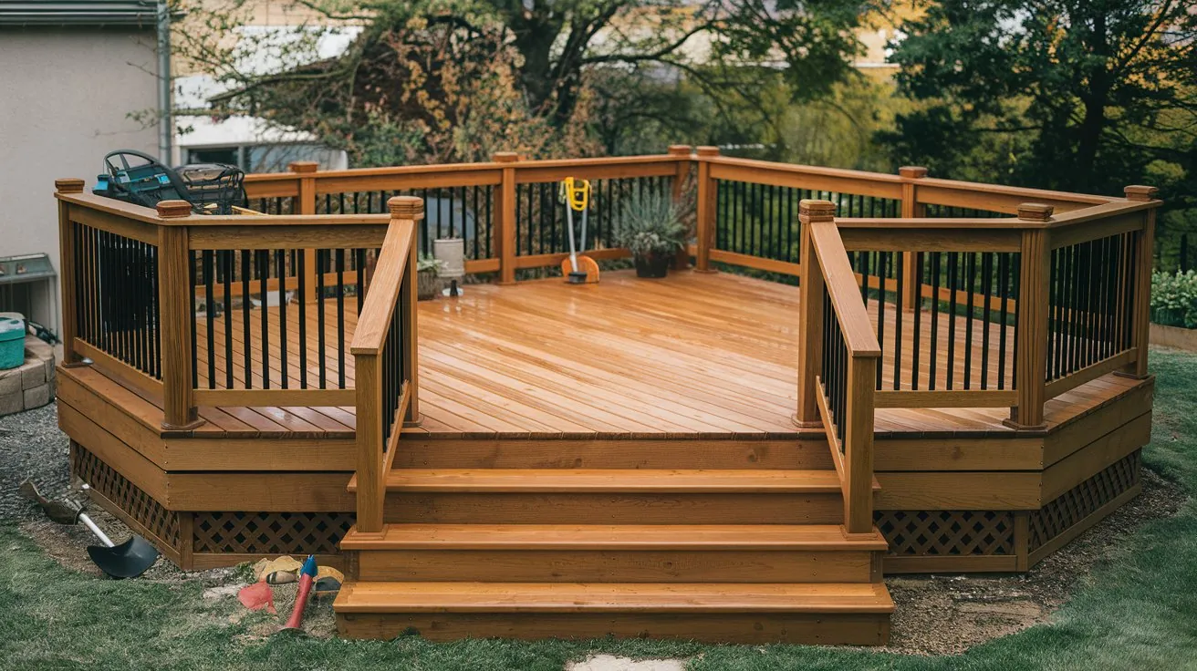 Comparing oil-based and water-based wood stains on a wooden surface.