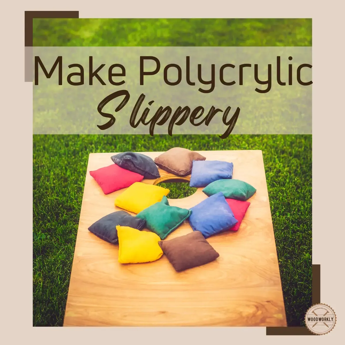 Essential tools for applying paste wax to create a slippery polycrylic finish.