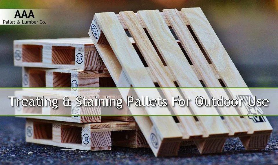 Focus on the HT stamp on a pallet to ensure safe wood use.